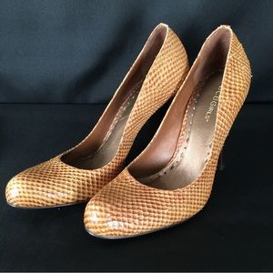 BCBGirls Snakeskin Heels Women 8.5